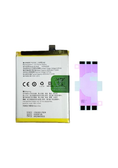 Oppo A95 5g Blp839 Batarya Pil Telefon Bataryası Pil Bandı Yanında