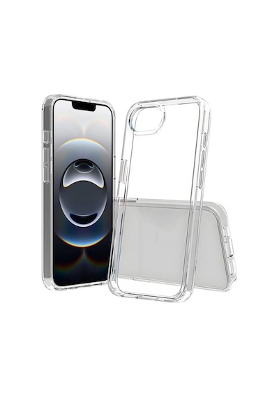Apple Uyumlu iPhone 16e  Silikon Kılıf - Kamera Korumalı Esnek Tam Koruma Kapak - Şeffaf
