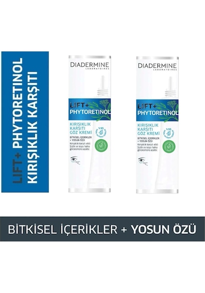 Kırışıklıkkarşıtı Göz Kremi %100 Sonuç 15 Ml. X 2 Adet