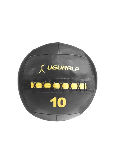 Uğuralp Deri Sağlık Topu 10Kg - Crossfit Model Medicine Ball