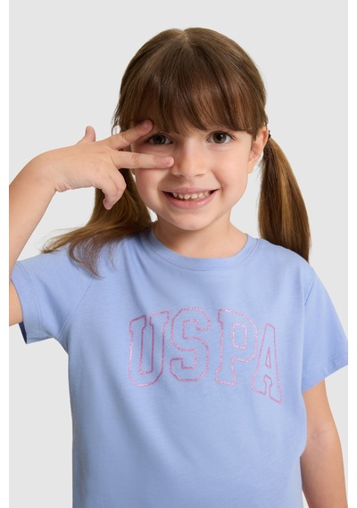 U.s. Polo Assn. Kız Çocuk Lila Tişört Basic 50325631-vr245 Lavanta