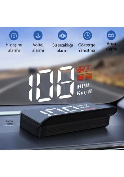 Opel Astra 2002-2026 Modeller İçin Obd2 Head Up Display Hayalet Gösterge Ekranı Ön Cam Hız Göstergesi