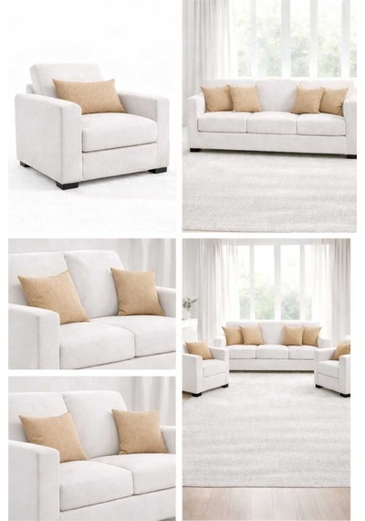 Kadife Dokulu Bej Kırlent Yastık Kılıfı 2 Adet 50 X 30 Cm