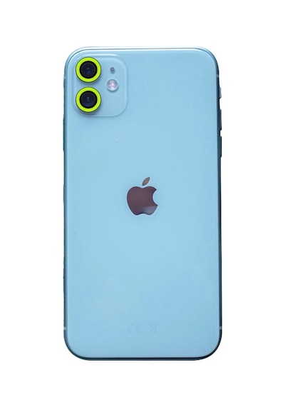 Apple İphone 11 Uyumlu Neon Fosforlu Kamera Lens - Yeşil