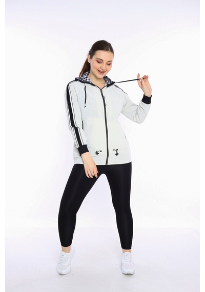 Escetic Ekru Kadın Spor Kapişonlu Su İtici Rüzgarlık Fermuarlu İnce Ceket 6560-3572-ekru Ekru Escetic Ekru Kadın Spor Kapişonlu Su İtici Rüzgarlık Fermuarlu İnce Ceket 6560-3572-ekru Ekru