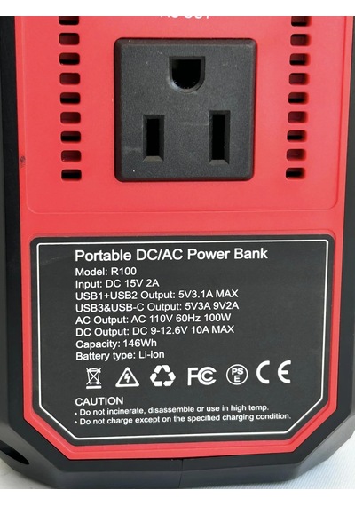 R100 Dc/ac Taşınabilir Güç Kaynağı Kutusuz