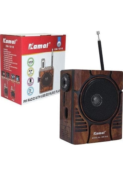 Kamal Km 1818 Mini Dijital Radyo Taşınabilir Fm Radyo