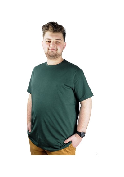 Mode Xl Büyük Beden Erkek Tshirt Bisiklet Yaka Basic 20031 Nefti Nefti