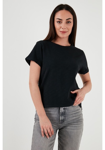 Levi's Kadın Pamuklu Regular Fit Bisiklet Yaka T-shirt - A9401 001