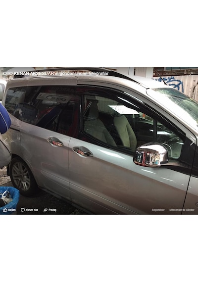 Ford Courier Cam Rüzgarlığı Mugen Modeli 2 Li Set 2014-2019