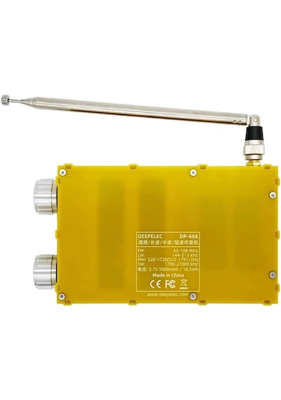 Deepelec Dp-666 Tef6686 Dsp Full-band Taşınabilir Dijital Radyo Alıcısı Rds Destekli