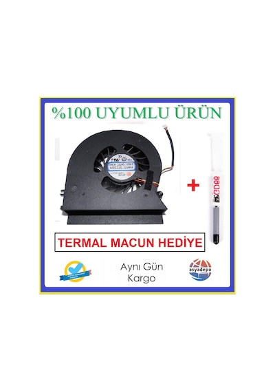 MSI Uyumlu Gt72S Fan Cpu İşlemci Fanı