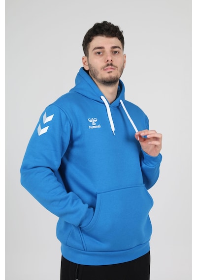 Hummel Armin Pamuklu Hoodie Saks Mavi