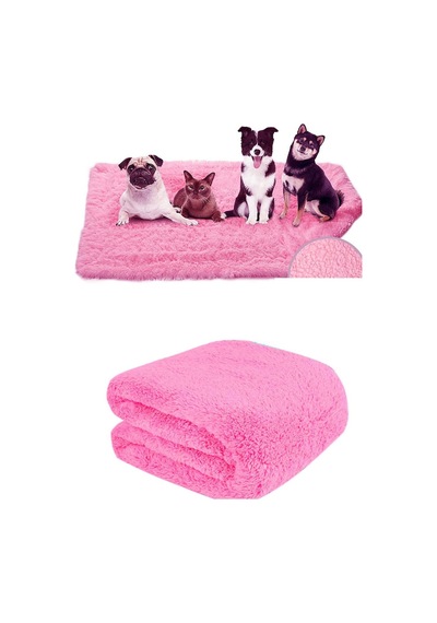 Bundera Peluş Köpek Battaniyesi Pembe