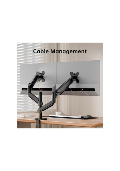 Tr M252dla Gazlı Yaylı Çift Monitör Kolu, 13-32 Inç, Vesa 75x75/100x100