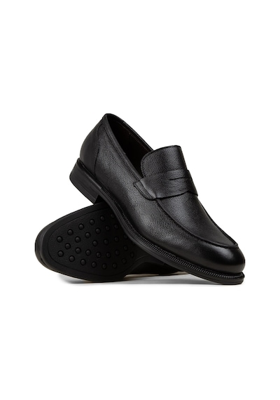 Deery Erkek Hakiki Deri Siyah Klasik Loafer Ayakkabı - 01995msyhc03 Siyah