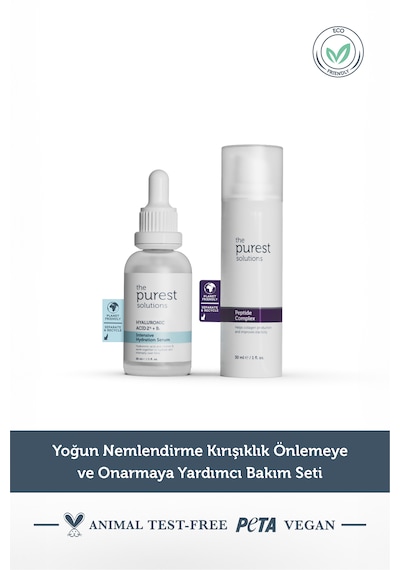 The Purest Solutions Yoğun Nemlendirme  ye Ve Onarmaya Yardımcı Bakım Seti
