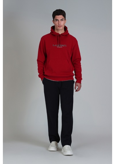 Lufian Erkek Brave Sweatshirt 112030152 Kırmızı Kırmızı