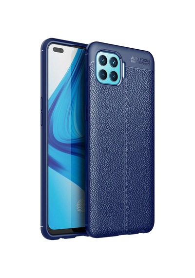 Cosmotex Newface Oppo Reno 4 Lite Kılıf Auto Focus Kapak - Lacivert