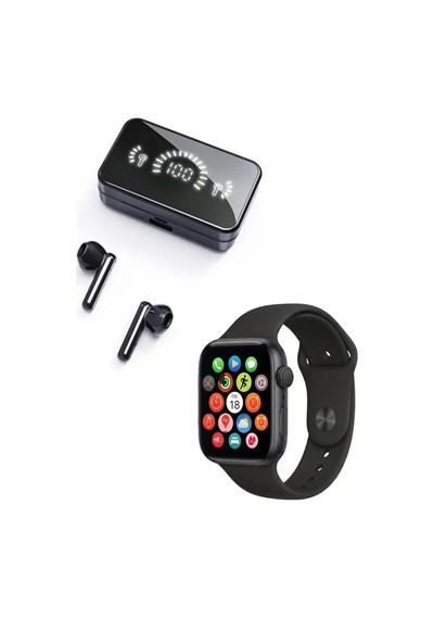 Akıllı Saat Ve Bluetooth Kulaklık Seti Amoled Ekran Uzun Batarya Ve Kablosuz Kullanım