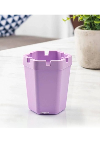 Dumansız Kokusuz Küllük Altıgen Plastik Çok Renkli Asimetrik