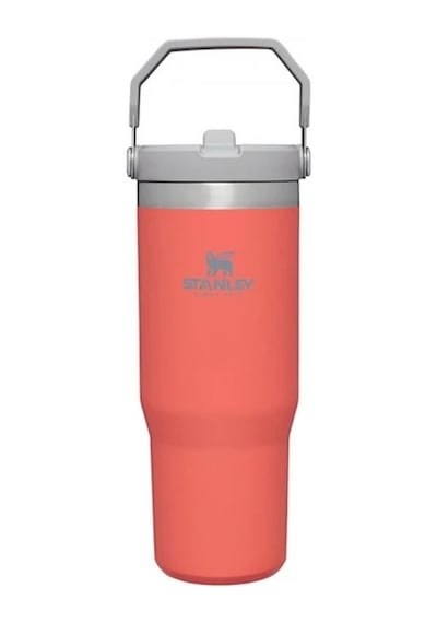 Stanley The Iceflow Flip Straw Pipetli Termos Bardak 0.89 L Mercan
