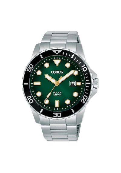 Lorus Rx305bx9 10 Bar Solar Kronograf Erkek Kol Saati Metalik Gri