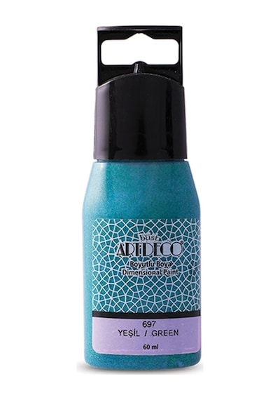 Simli Boyutlu Boya 60 Ml Yeşil 697 No Color