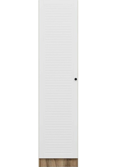 Minar Kale 1 Kapaklı Dolap Dore - Beyaz Panjur 190cm