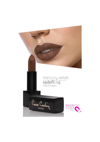 Pierre Cardin Mercury Velvet Lipstick  - Red Brown - 166