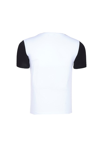T8591 Dewberry Mens T-shırt-açık Beyaz Açık Beyaz