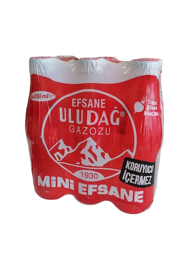 Efsane Uludağ Gazozu Mini Efsane 6x200 Ml