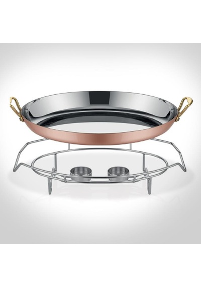 Multi Metal Bakır Oval Sahan Ve Stant A101ov35s Bakır