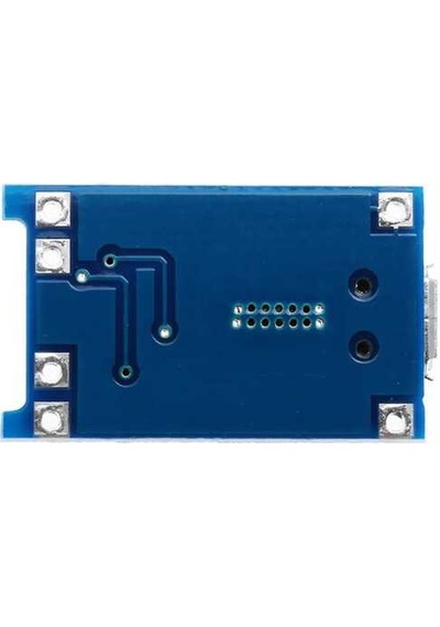 TP4056 Micro USB Korumalı Lipo 18650 Pil Şarj Devresi (10 Adet)