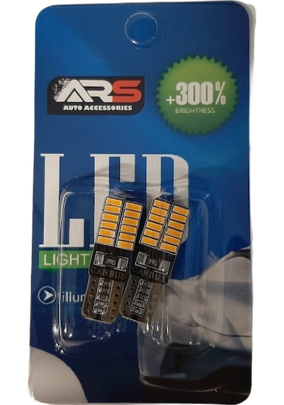 24 Led T10 Turuncu Canbus Ampul 2 Li Takım