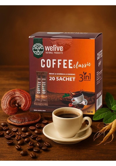 3in1 Kahve Reishi %3, Moringa %2, Ginseng %3 Enerji & Tokluk Diğer