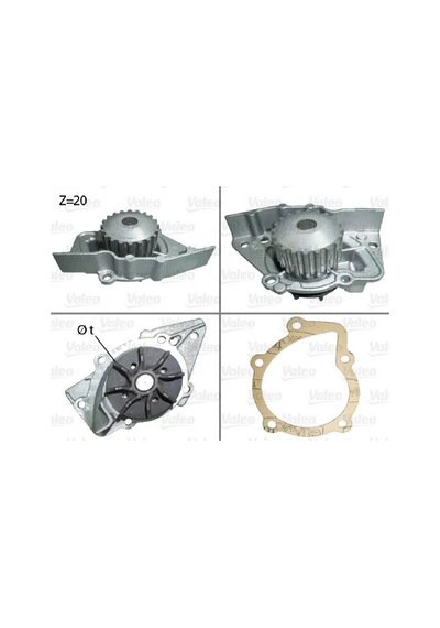 Devirdaim Su Pompası - Fiat Scudo, Ducato, Ulysse - Valeo-506117