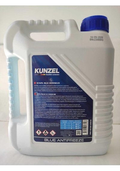 Kunzel Antifriz Organik Konsantre -56 Derece Mavi Blue Diğer