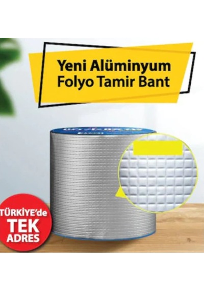 5 Metre X 10Cm Çamur Bant Alüminyum Izolasyon Tamir Çatlak Bantı (525499939)