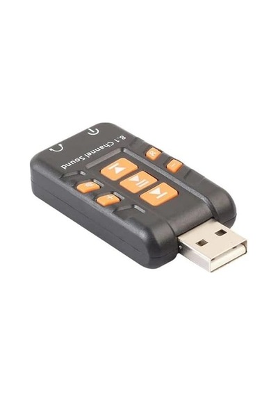 Harici 8.1 Kanal Usb Çevirici 3.5mm Mikrofonlu Ses Kartı