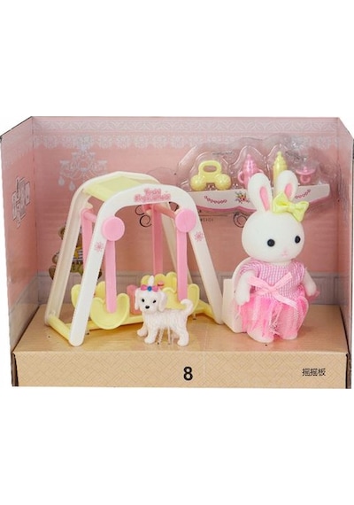 Bay Dreamy Mini Tavşan Aksesuarlı Salıncak Seti