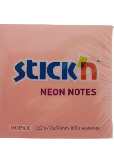 Gıpta Stick'n Post-it Neon Pembe 76x76 100 Yp 12'li Paket