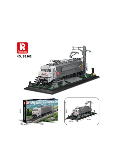 Reobrix Technic 66803 Bb15000 Lokomotif Tren Electric Locomotive Yaratıcı Yapı Blok Seti Building Blocks - 2053 Parça