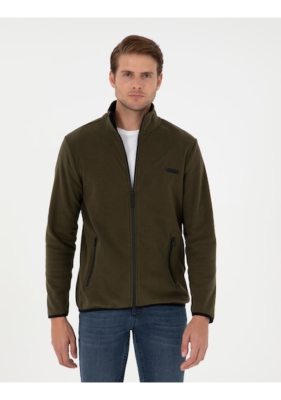 Pierre Cardin Erkek Haki Hırka Örme 50298991-vr027 Haki
