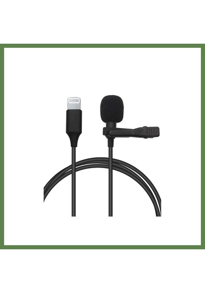 Bezos Lightning 2 Metre Double Mikrofon - Siyah Hb006
