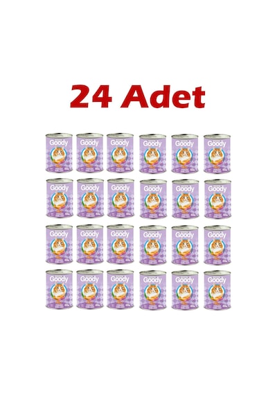 Goody Kısırlaştırılmış Somonlu Yetişkin Kedi Konservesi 24 x 400 G