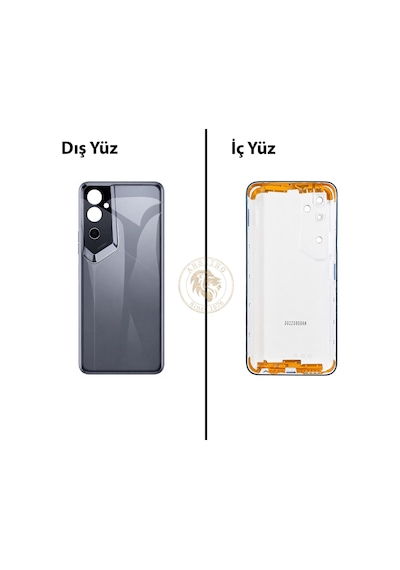 Tecno Pova Neo 2 Siyah Uyumlu Lensli Arka Kapak Arka Cam Batarya Pil Kapağı Lazer Kesim Back Cover Diğer