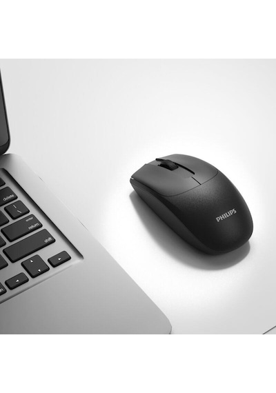 Philips Uyumlu  Spk7398b Kablosuz 1600dpı Sessiz Optik Mouse Siyah Diğer