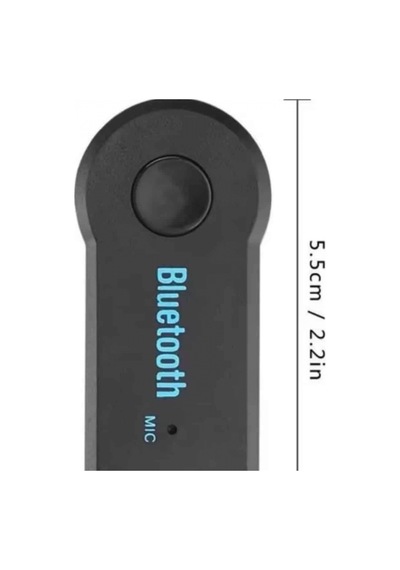 Yeni Nesil Bluetooth Aux Araç Kiti Siyah Kablosuz Müzik Ve Telefon Görüşme Adaptörü