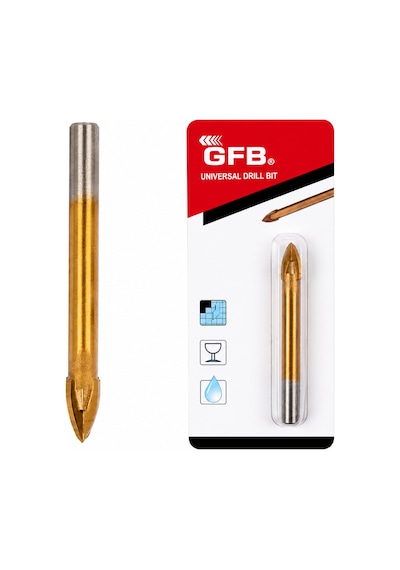 Gfb 4600 4 Mm Cam Seramik Delme Matkap Ucu Fayans Porselen Granit Seramik Cam Delici Uç